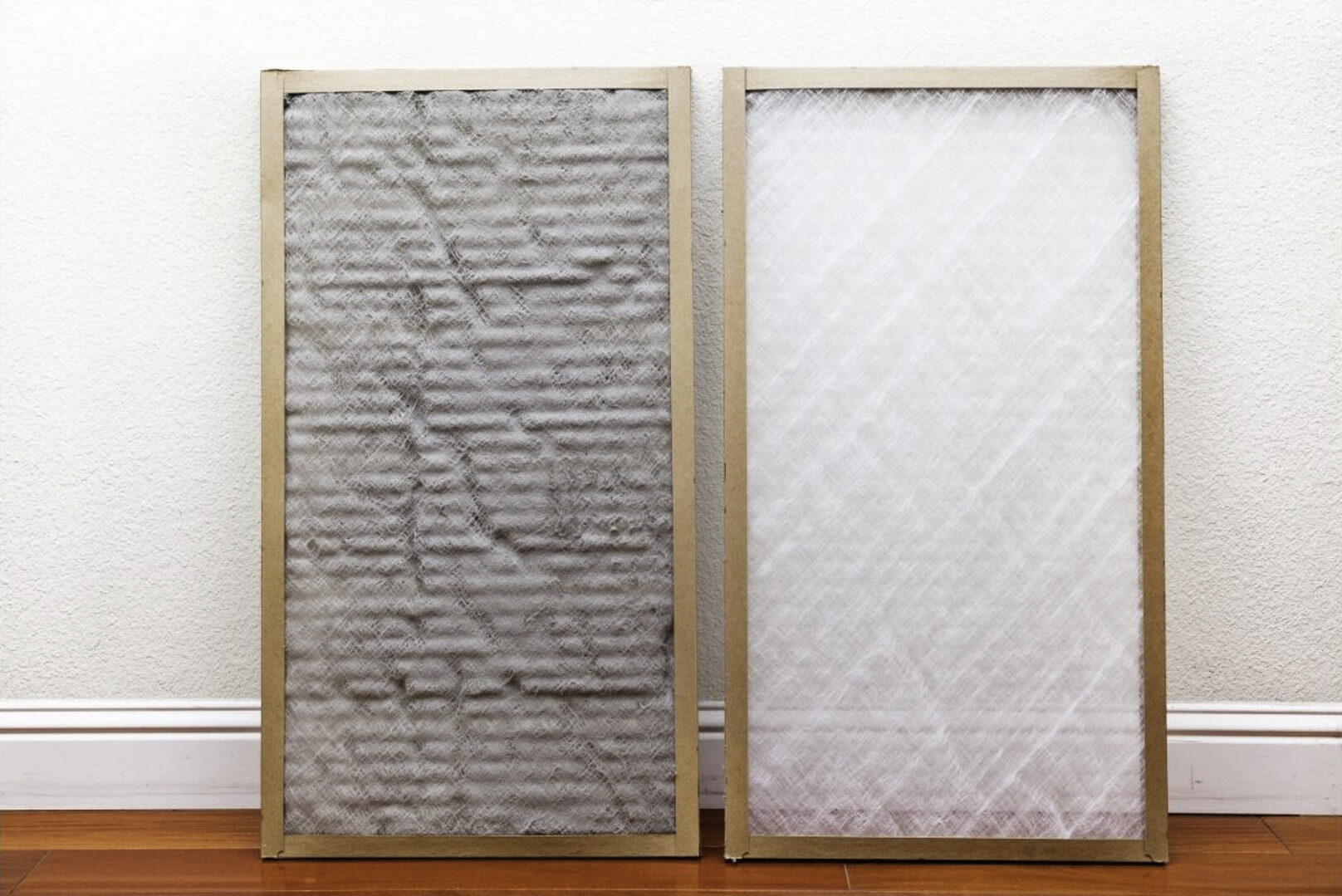 dirty air filter before and after