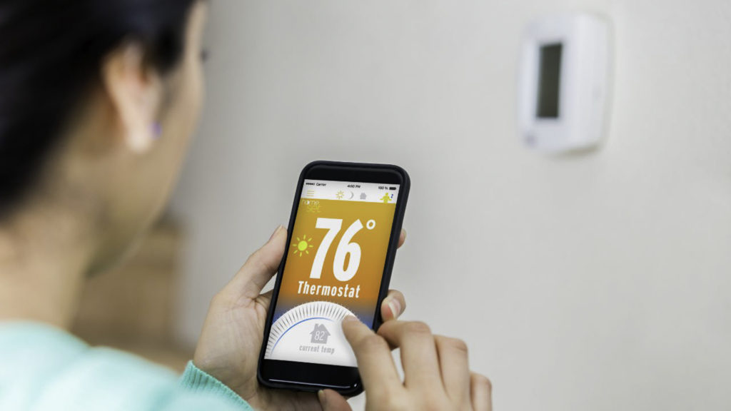 smart thermostat you can control from your devices. 
