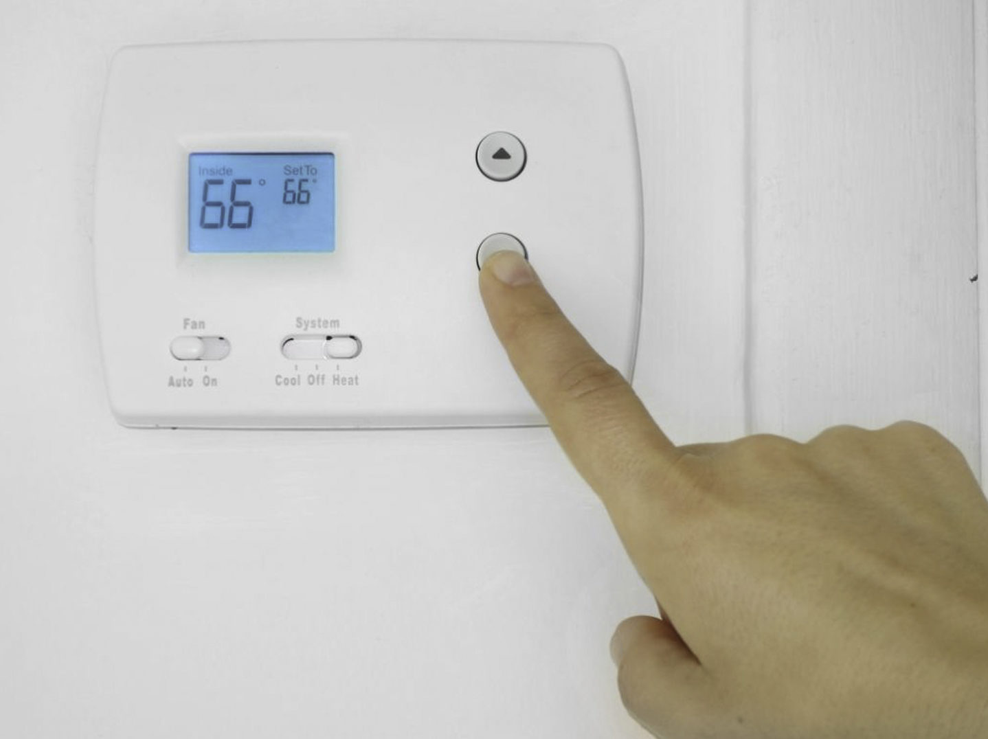 set your thermostat to heat for winter
