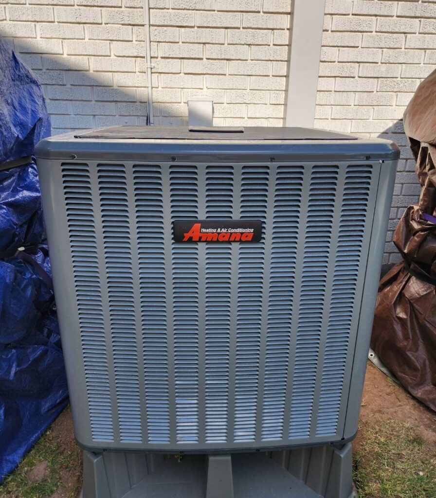 New ac installation in Davis County, Utah by Air Now Heating and Air Condtioning.