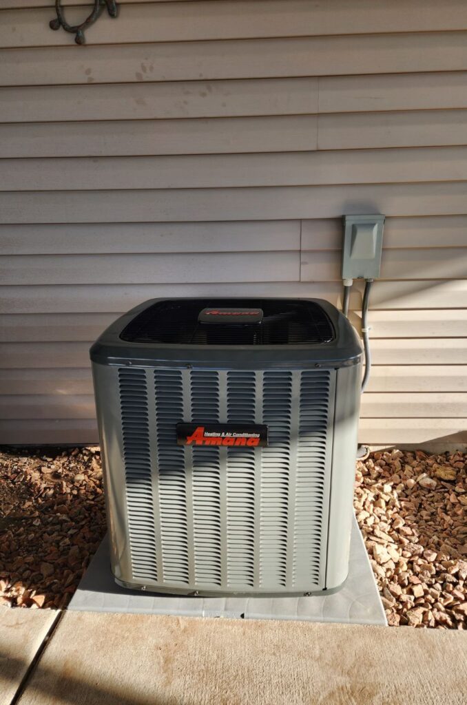 Our HVAC technician has completed ac service on this Ogden home residential system.